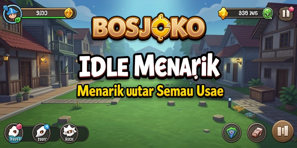 Tampilan gameplay BOSJOKO yang seru dan menenangkan.