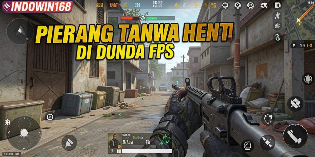 Tampilan gameplay mendebarkan dalam INDOWIN168 dengan aksi tembak-menembak yang intens.