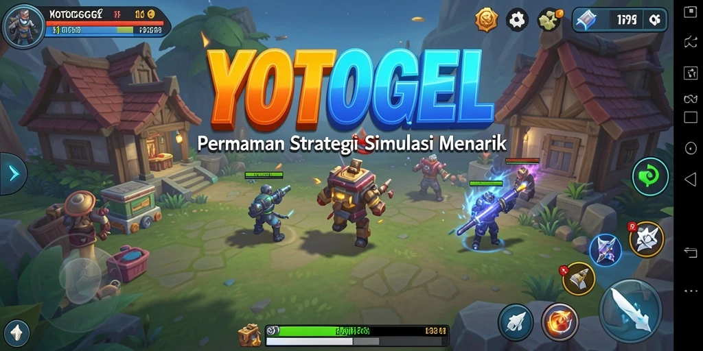 Screenshot YOTOGEL menunjukkan dinamisasi gameplay SLG yang interaktif.